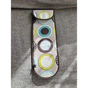 Thirty One Travel Case For Flat Iron Straightener Minty Chip Travel 15”